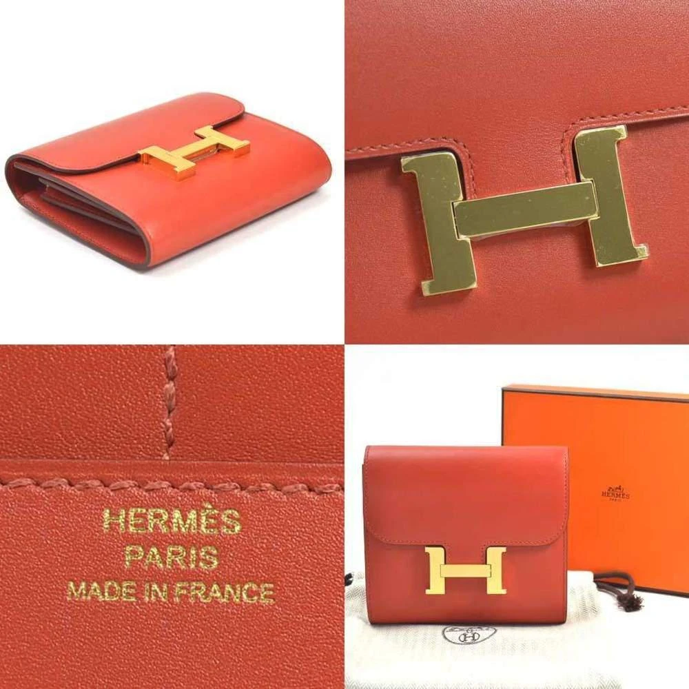 商品[二手商品] Hermes|Hermes Bi-Fold Wallet Constance Sanguine Vota Delacto Ladies,价格¥25580,第5张图片详细描述