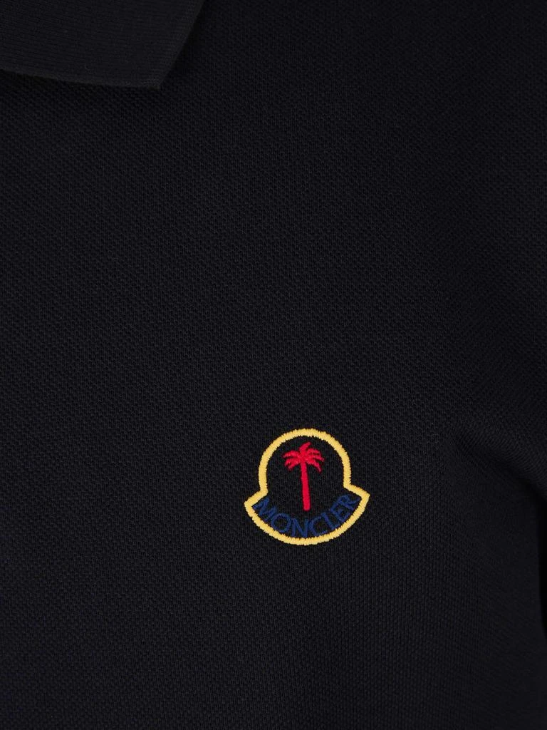 商品Moncler|Moncler X Palm Angels Logo Patch Polo Shirt,价格¥1602,第4张图片详细描述