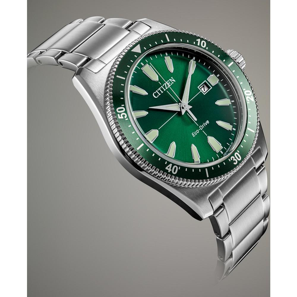 商品Citizen|Eco-Drive Men's Brycen Stainless Steel Bracelet Watch 43mm,价格¥2011,第5张图片详细描述