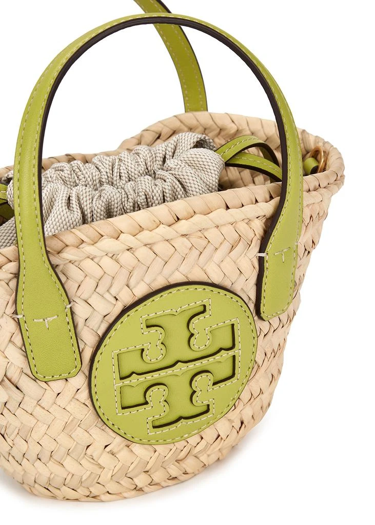 商品Tory Burch|Ella mini sand logo straw basket bag,价格¥4655,第3张图片详细描述