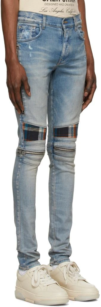 商品AMIRI|Blue MX2 Plaid Jeans,价格¥3033,第2张图片详细描述