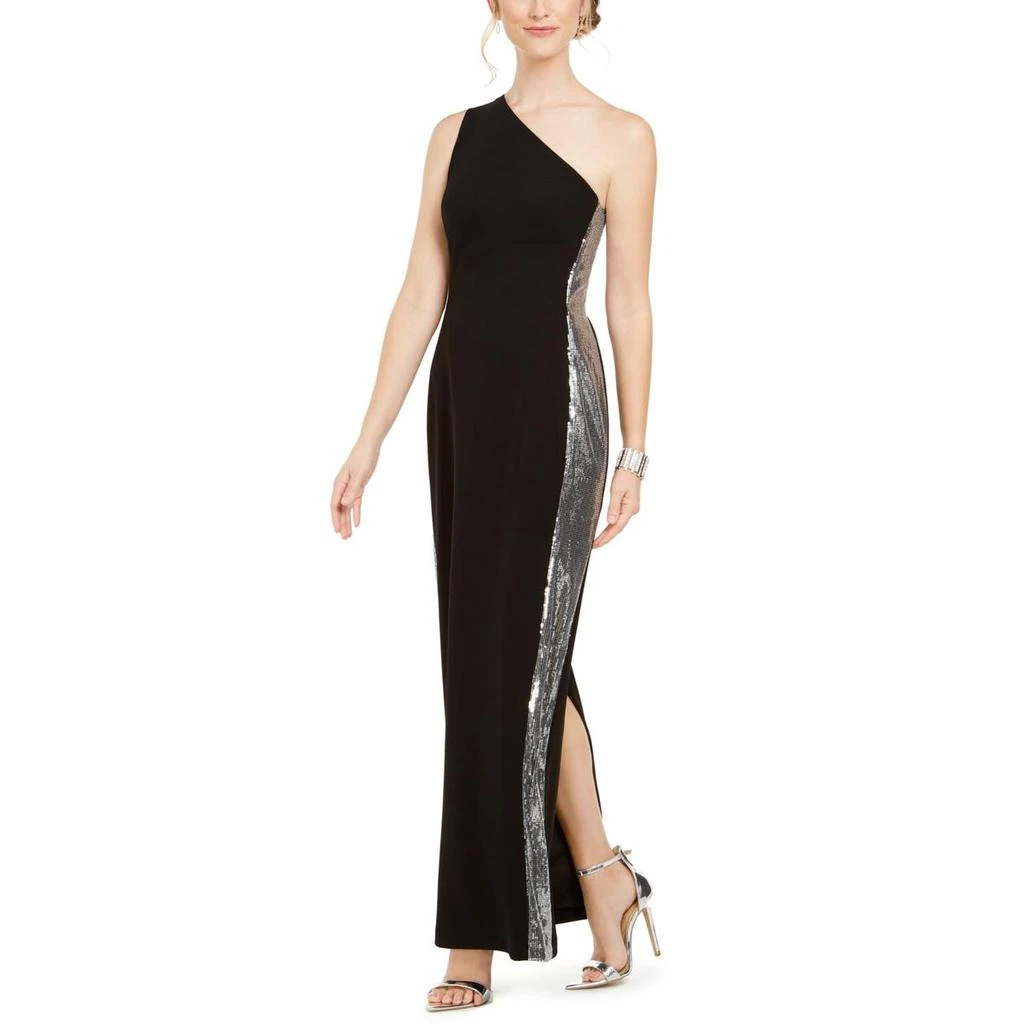 商品Vince Camuto|Vince Camuto Womens Sequined One-Shoulder Evening Dress,价格¥320,第1张图片