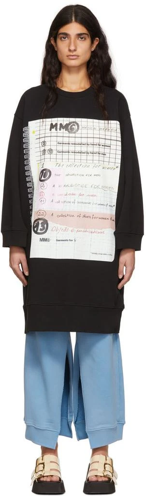 商品MAISON MARGIELA|Black Cotton Dress,价格¥1154,第1张图片