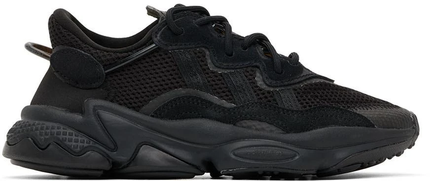 商品Adidas|Kids Black Ozweego Big Kids Sneakers,价格¥478,第1张图片