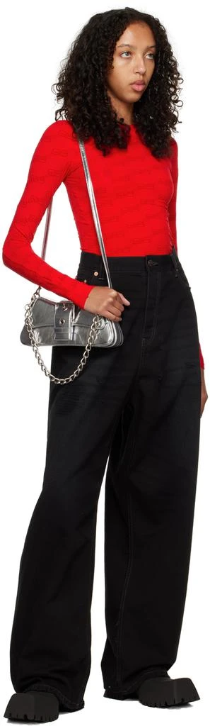 商品Balenciaga|红色 BB Monogram 长袖 T 恤,价格¥7282,第5张图片详细描述
