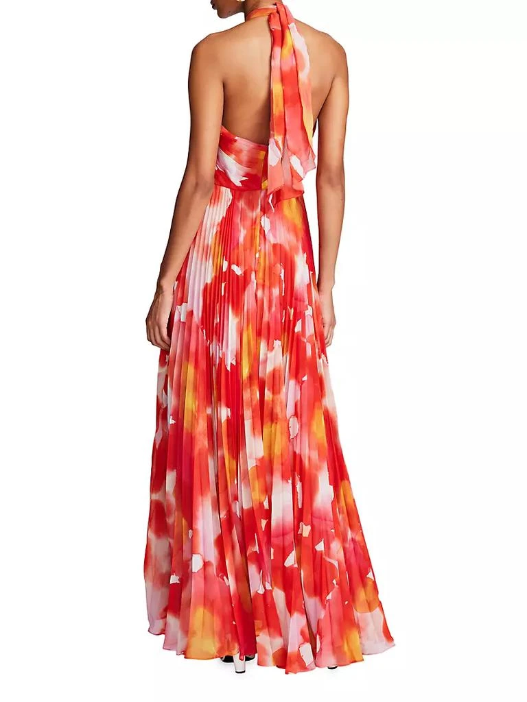 Jill Pleated Chiffon Halter Gown 商品