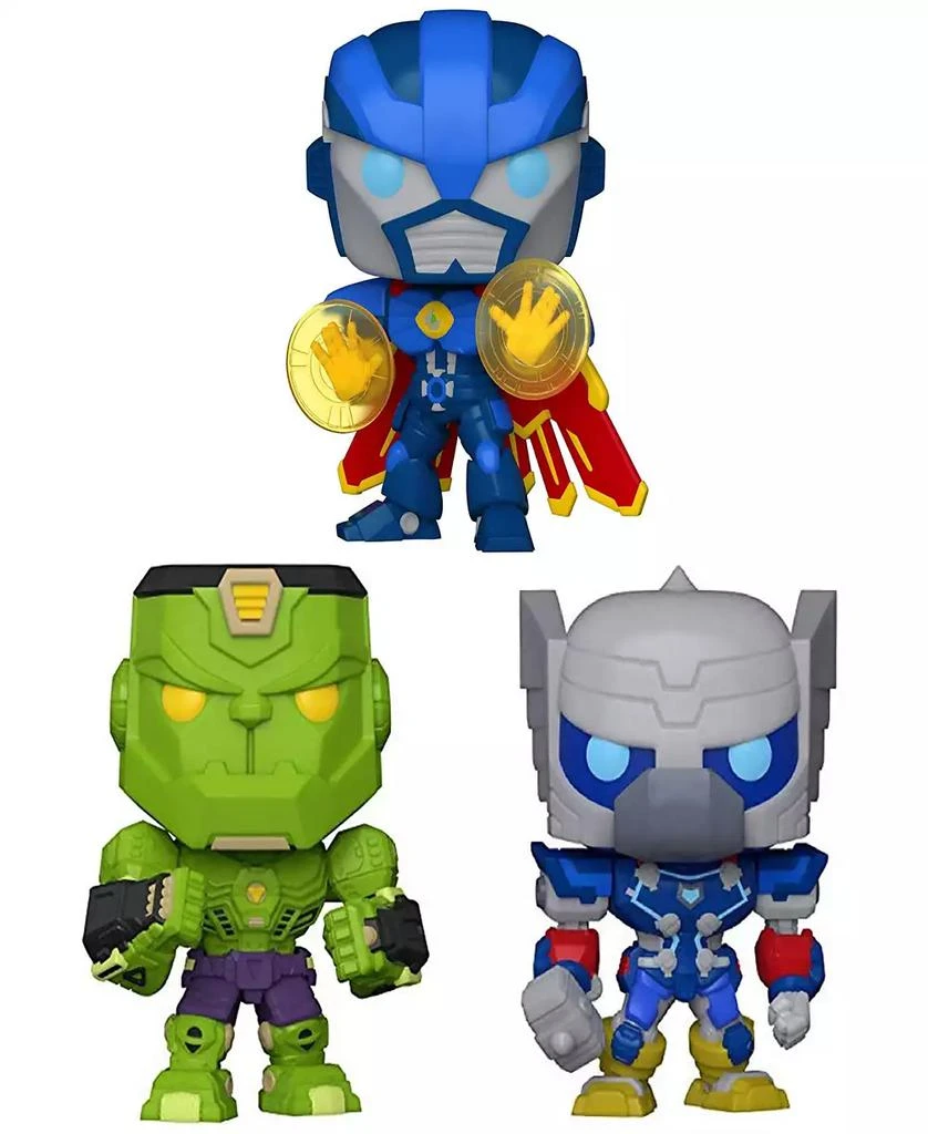 商品Funko|Marvel POP Marvel Mech Dr. Strange Hulk and Thor Collectors Set, 3 Piece,价格¥202,第1张图片