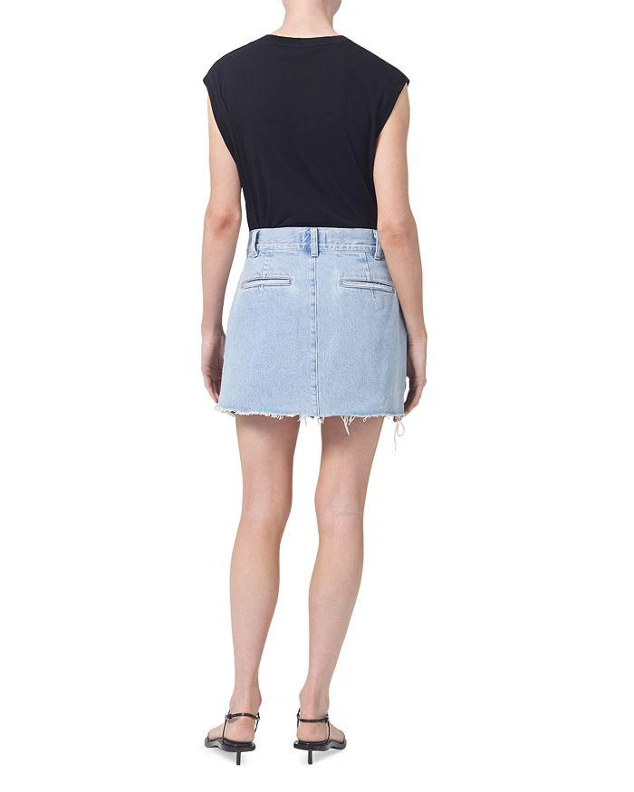 商品AGOLDE|Becker Raw Hem Denim Skirt,价格¥1482,第3张图片详细描述