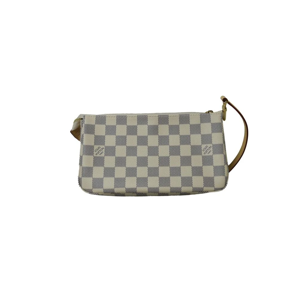 商品Louis Vuitton|Louis Vuitton Pochette Accessories Damier Azur White,价格¥14273,第3张图片详细描述