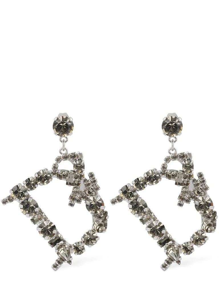 商品DSQUARED2|D2 Crystal Drop Earrings,价格¥1329,第1张图片