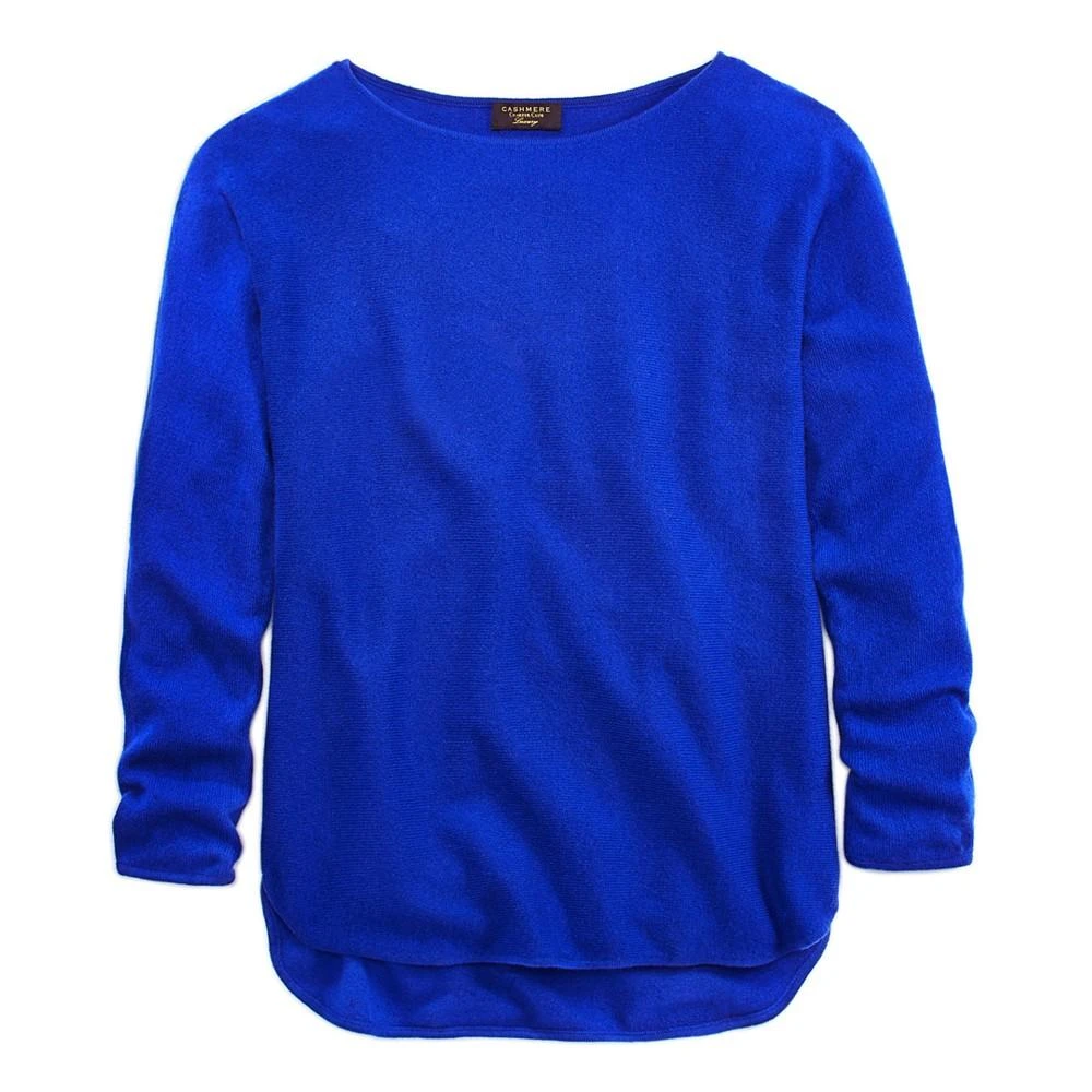 商品Charter Club|Plus Size 100% Cashmere Shirttail Sweater, Created for Macy's,价格¥565,第3张图片详细描述