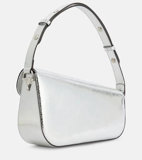 商品Gucci|Horsebit 1955 metallic leather shoulder bag,价格¥25626,第4张图片详细描述