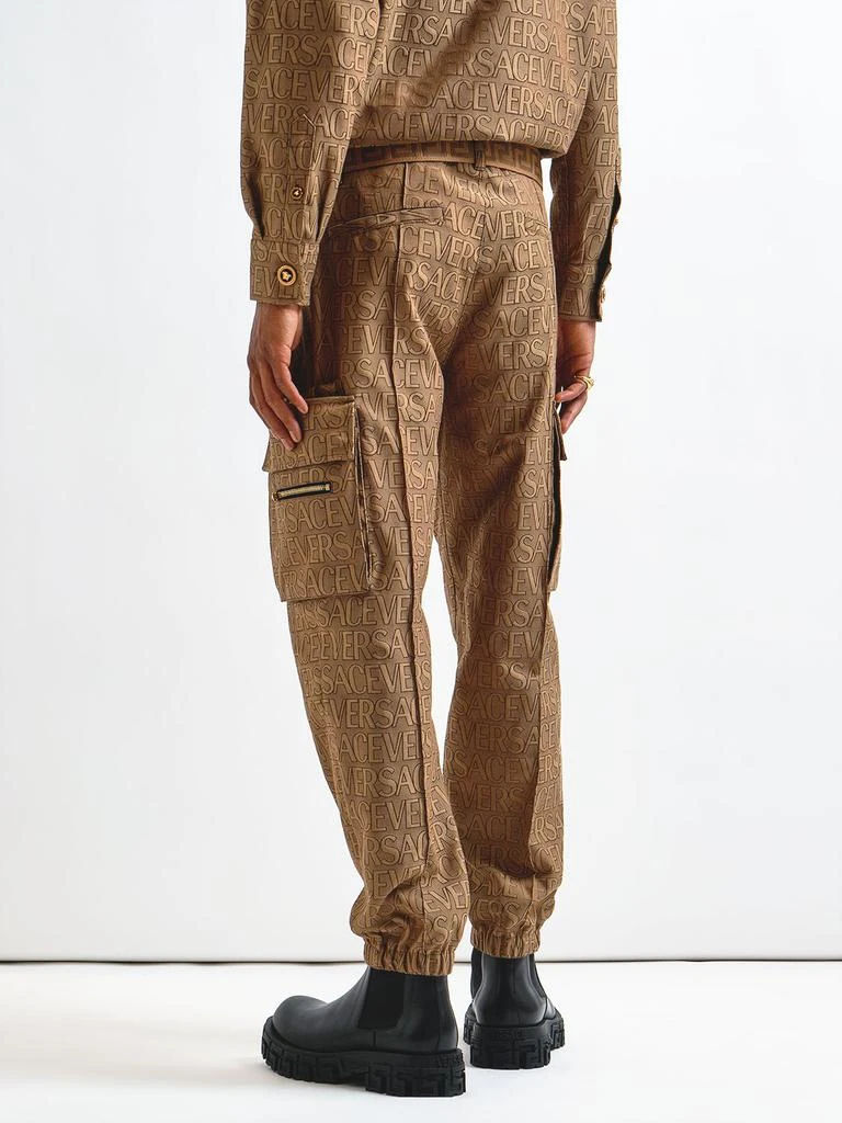商品Versace|Monogram Cotton Blend Cargo Pants,价格¥10701,第2张图片详�细描述