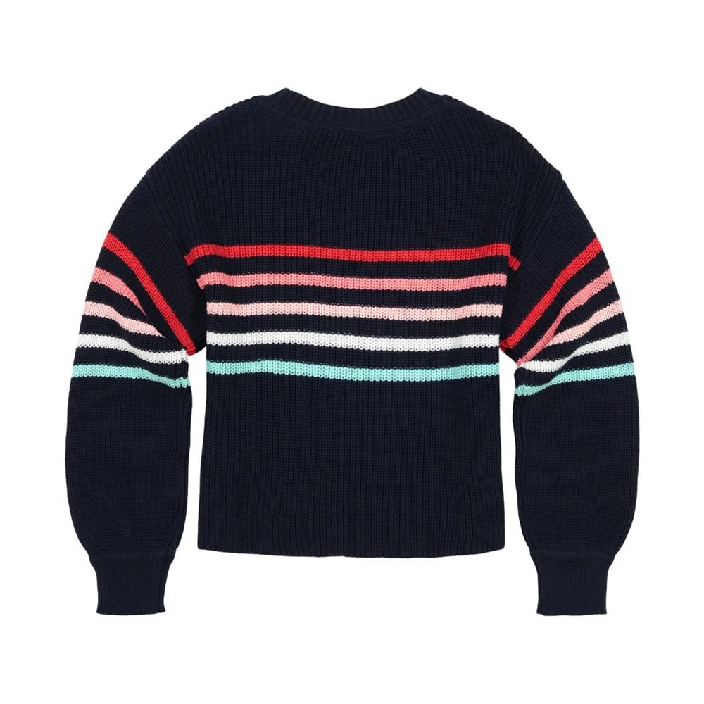 商品Tommy Hilfiger|Big Girls Multicolor Stripe Sweater,价格¥129,第2张图片详细描述