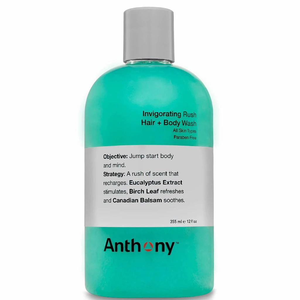 商品Anthony|Anthony Invigorating Rush Hair and Body Wash 355ml,价格¥113,第1张图片