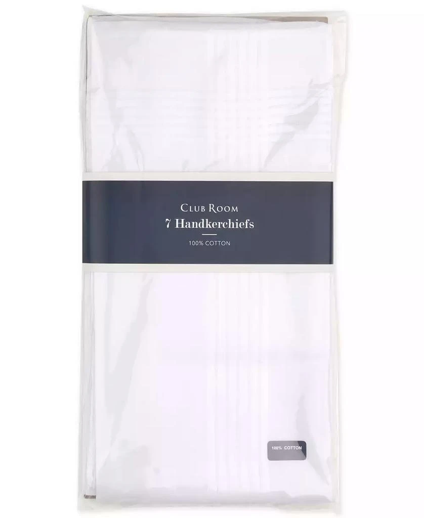 商品Club Room|Men's 7-Pc. Cotton Handkerchiefs,价格¥75,第3张图片详细描述