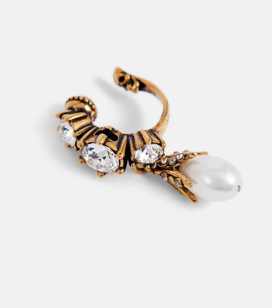商品Alexander McQueen|缀饰珍珠吊坠单只耳骨夹,价格¥3139,第4张图片详细描述