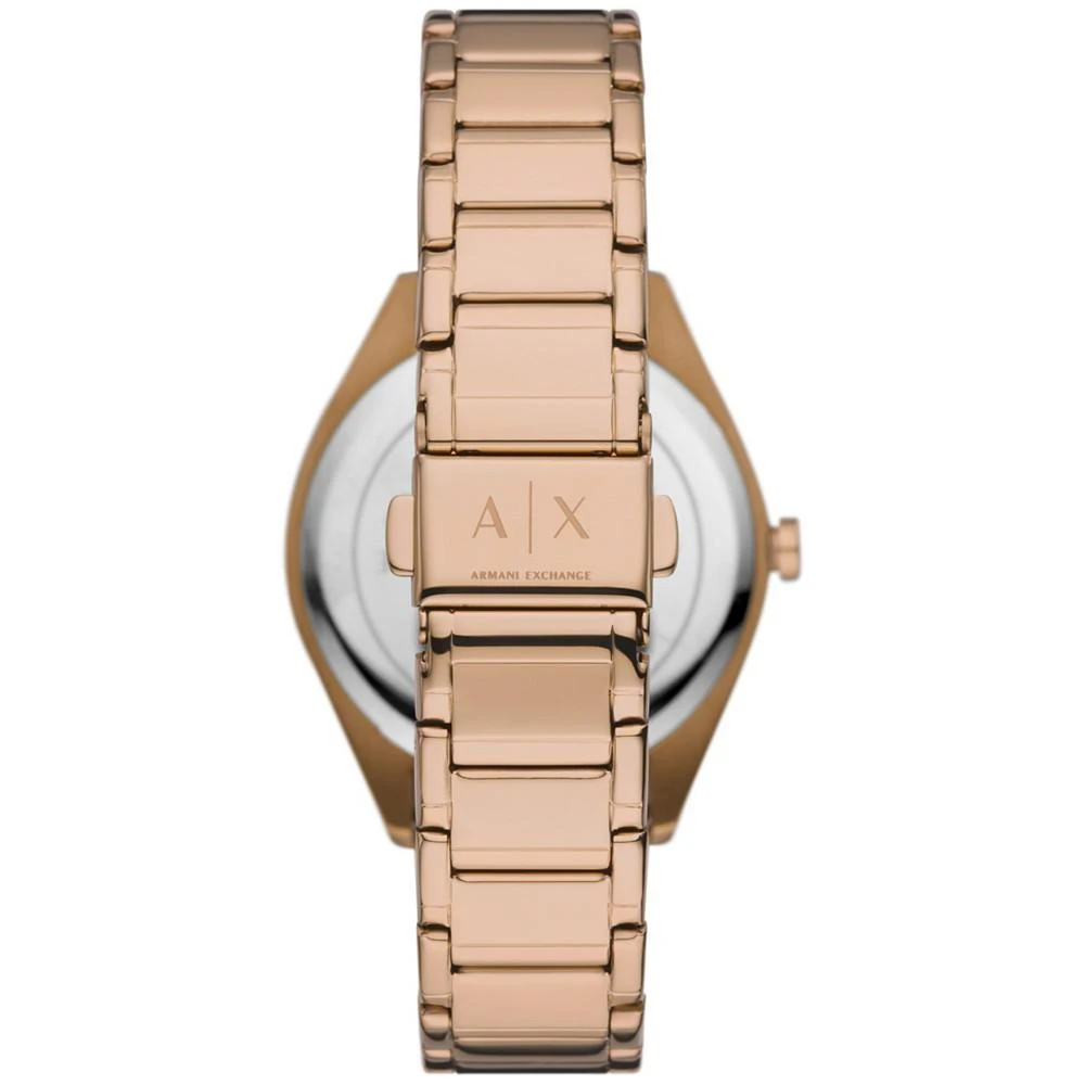 商品Armani Exchange|Women's Multifunction Rose Gold-Tone Stainless Steel Bracelet Watch,价格¥1572,第3张图片详细描述