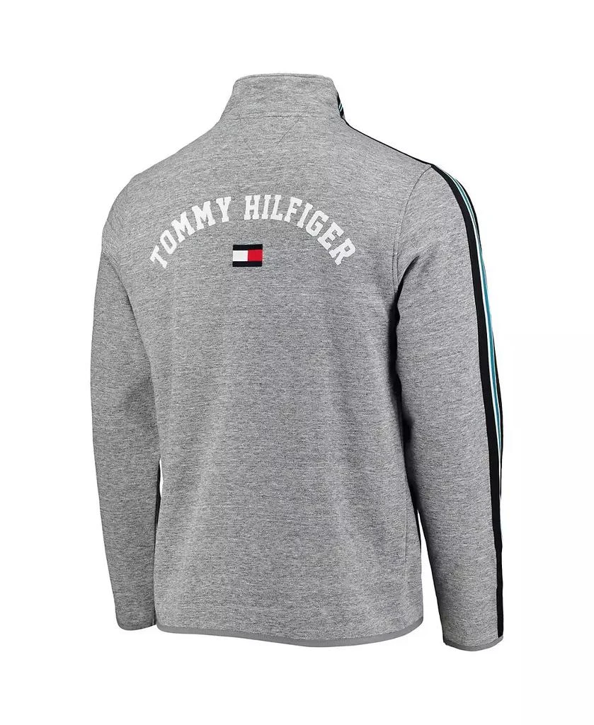 商品Tommy Hilfiger|Men's Heathered Gray Jacksonville Jaguars Mario Quarter-Zip Jacket,价格¥501,第4张图片详细描述