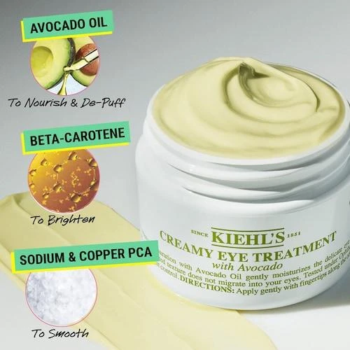 商品Kiehl's|Mini Hydrating Eye Treatment Cream with Avocado,价格¥290,第2张图片详细描述