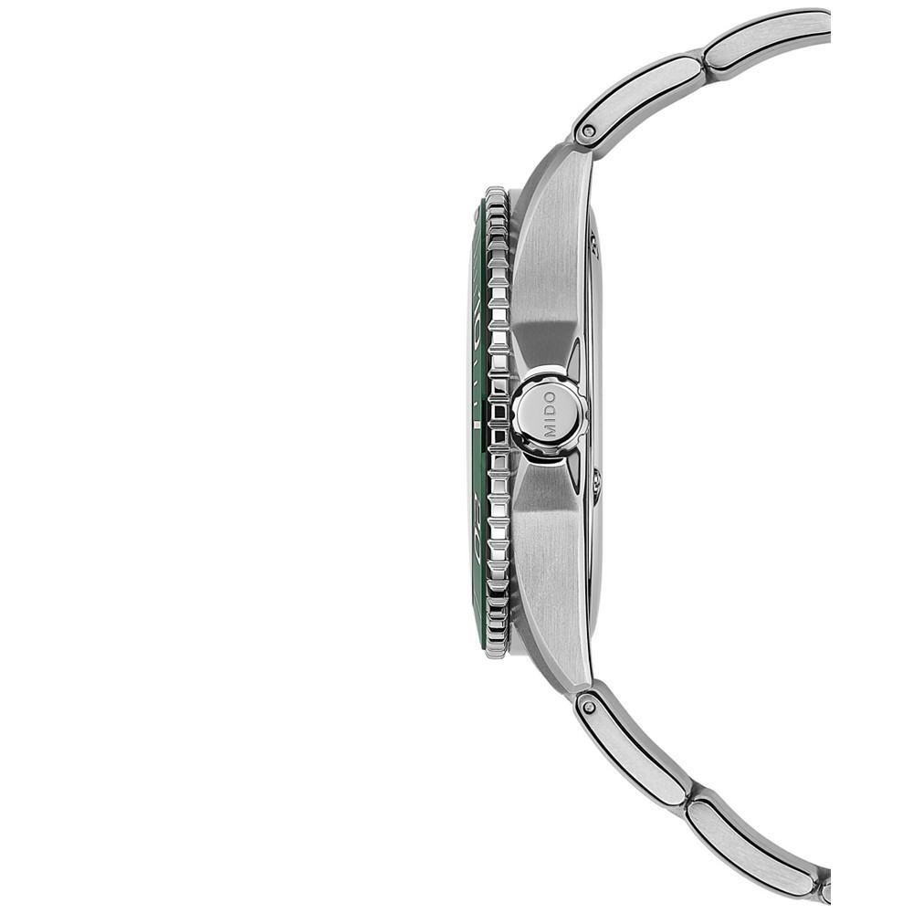 商品MIDO|Men's Swiss Automatic Ocean Star Stainless Steel Bracelet Watch 43mm,价格¥8431,第5张图片详细描述