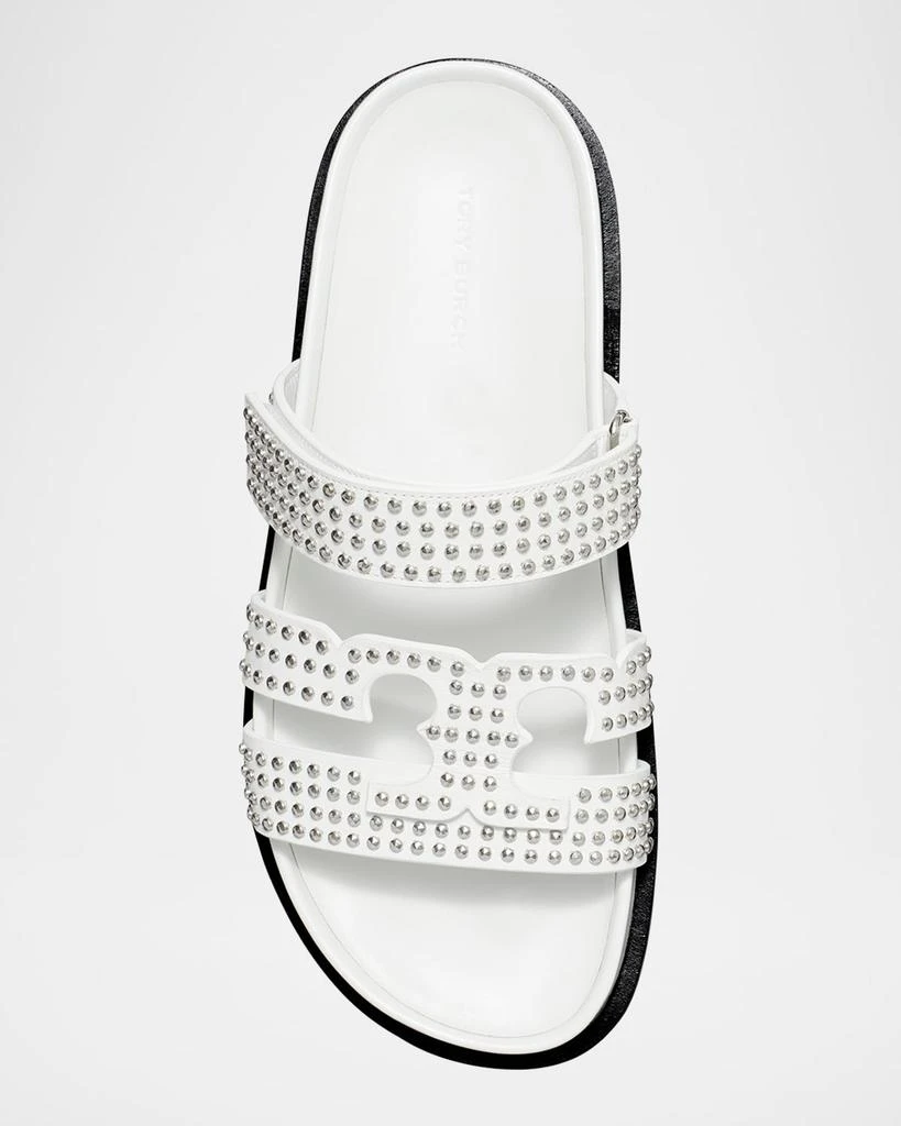 商品Tory Burch|Ines Leather Triple-Band Sport Slide Sandals,价格¥1882,第4张图片详细描述