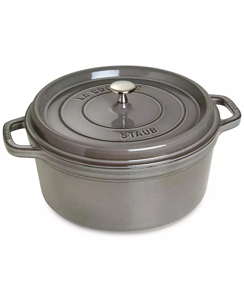 商品Staub|Cast Iron 9-Qt. Round Cocotte,价格¥3433,第1张图片
