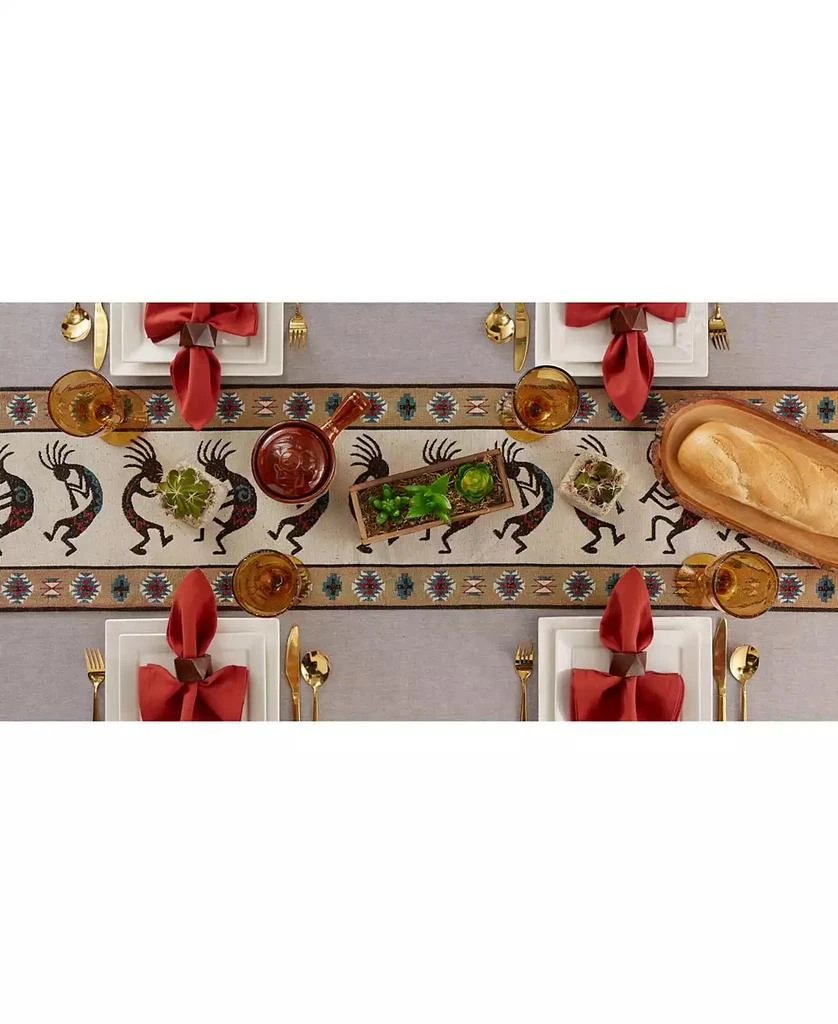 商品Design Imports|Kokopelli Tapestry Table Runner 13" x 72",价格¥292,第3张图片详细描述