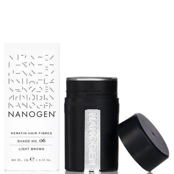 商品NANOGEN|Nanogen Hair Thickening Fibers Light Brown (0.5 oz.),价格¥212,第1张图片