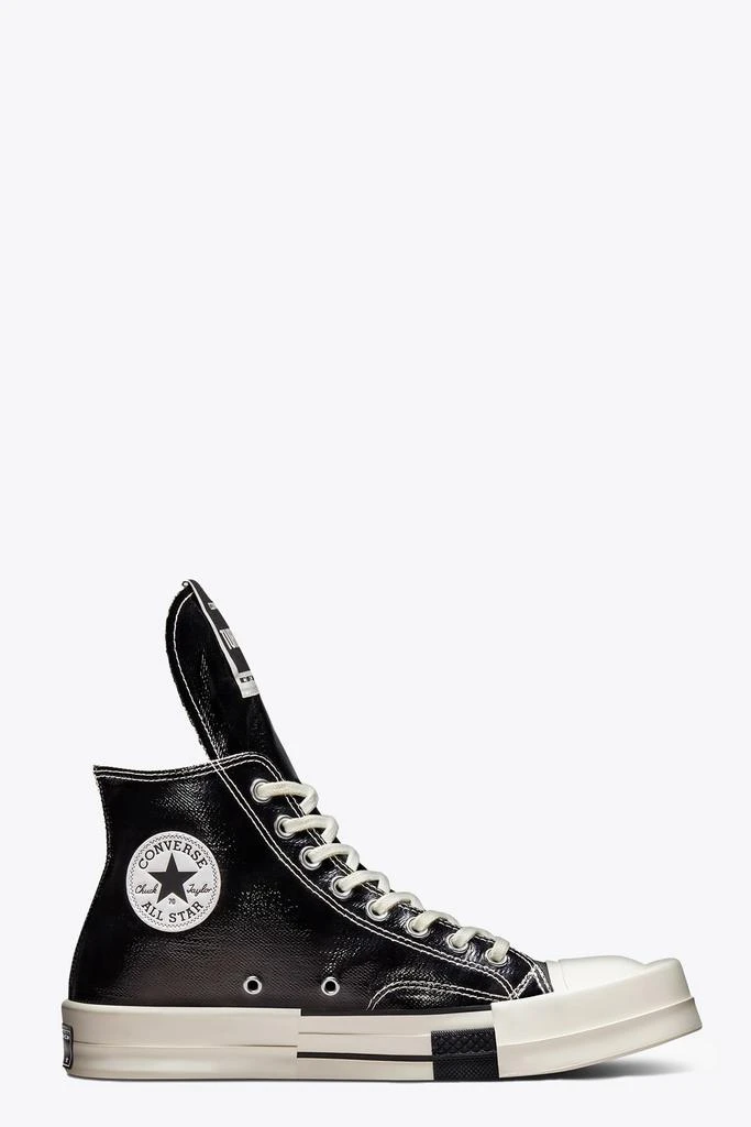 商品DRKSHDW|Turbodrk Hi A01291c Black waxed denim high sneaker Converse collab,价格¥1636,第1张图片