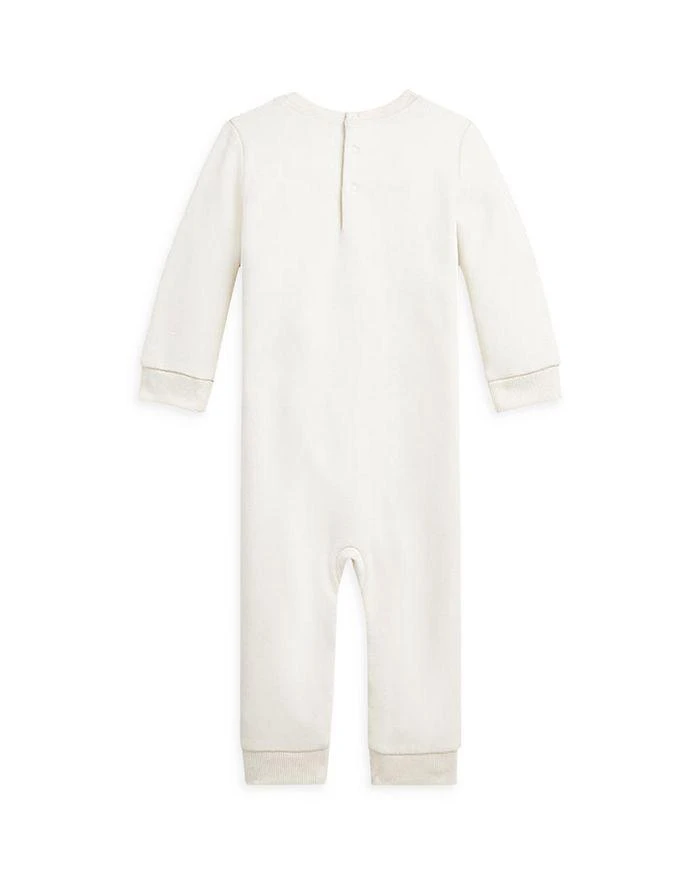 商品Ralph Lauren|Boys' Polo Bear Fleece Coverall - Baby,价格¥209,第2张图片详细描述