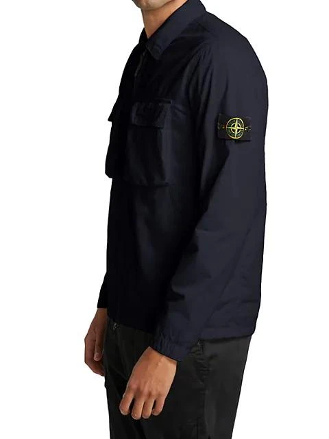 商品Stone Island|Zip-Up Cotton Overshirt,价格¥1727,第4张图片详细描述