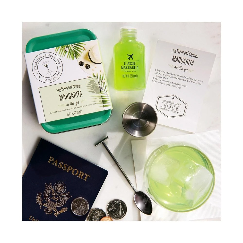 商品Thoughtfully|Cocktails, Margarita Cocktail Kit Travel Tin Gift Set (Contains NO Alcohol),价格¥164,第3张图片详细描述