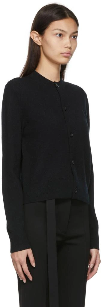 商品Acne Studios|Black Wool Patch Cardigan,价格¥2226,第2张图片详细描述