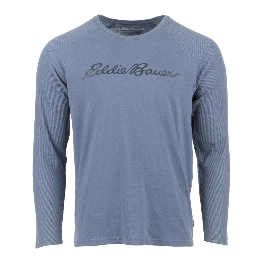 商品Eddie Bauer|Eddie Bauer Men's Mixed Fabric Logo Shirt,价格¥54,第1张图片