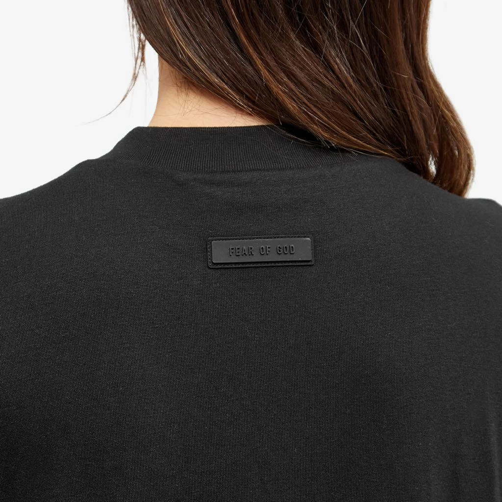 商品Essentials|Fear of God ESSENTIALS Essentials 3/4 Sleeve Dress - Jet Black,价格¥360,第5张图片详细描述