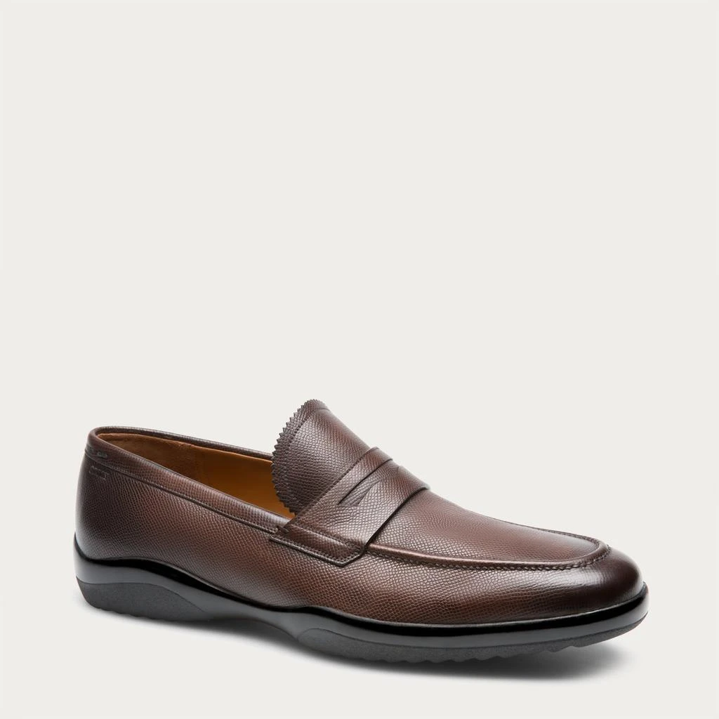 商品Bally|NEW Bally Micson Men's Coffee Calf Leather Loafers,价格¥1474,第2张图片详细描述