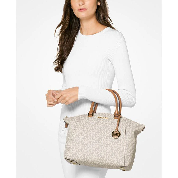 商品Michael Kors|MICHAEL  Signature Riley Large Satchel,价格¥1073,第2张图片详细描述