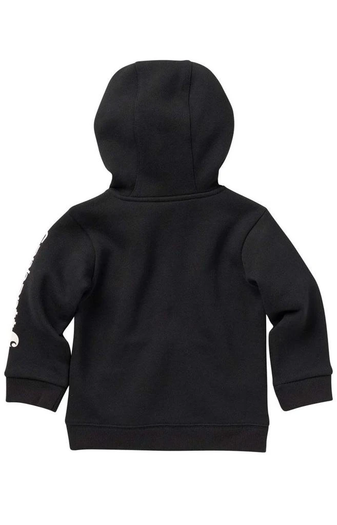 商品Carhartt|(CP8565) Long-Sleeve Full-Zip Hooded Sweatshirt - Caviar Black,价格¥248,第2张图片详细描述