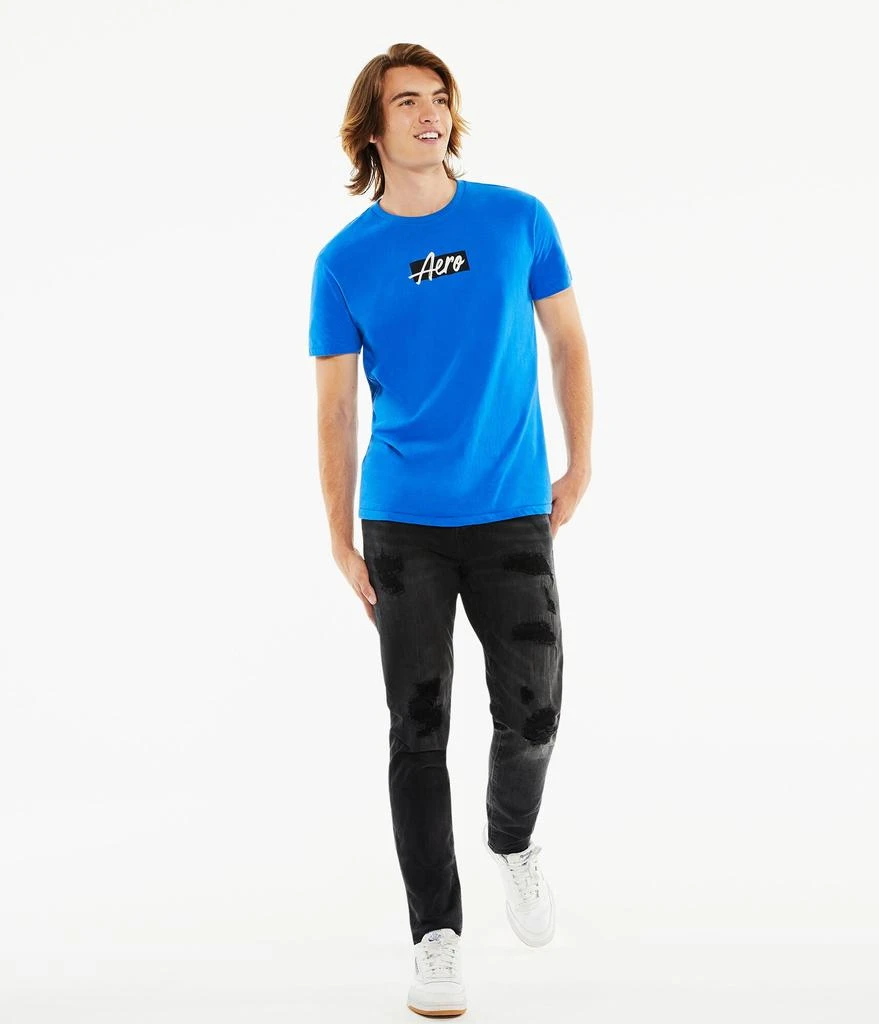 商品Aeropostale|Aeropostale Men's Script Box Logo Graphic Tee,价格¥201,第3张图片详细描述