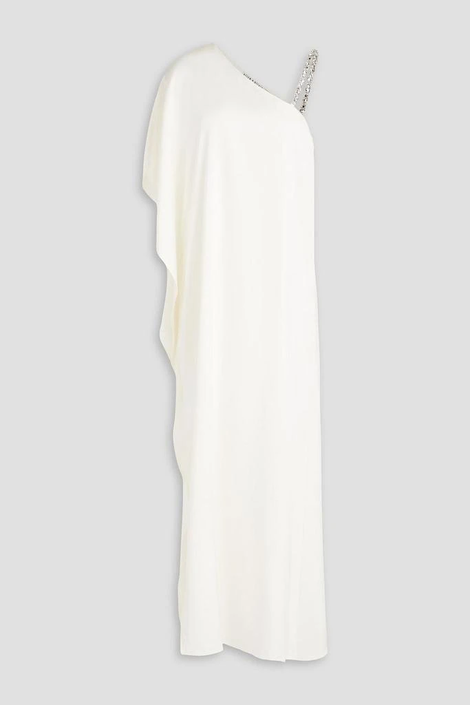 商品Alice + Olivia|Crystal-embellished satin maxi dress,价格¥2333,第1张图片