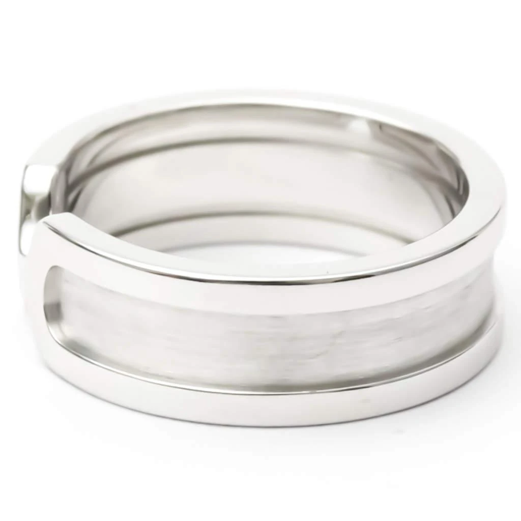 商品[二手商品] Cartier|Cartier Double C 18K White Gold Ring EU 51,价格¥4591,第4张图片详细描述