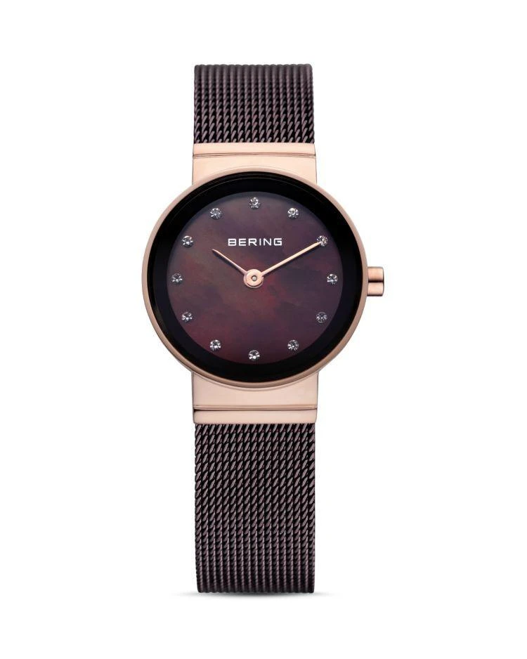 商品Bering|Classic Mesh Strap Watch, 22mm,价格¥1327,第1张图片
