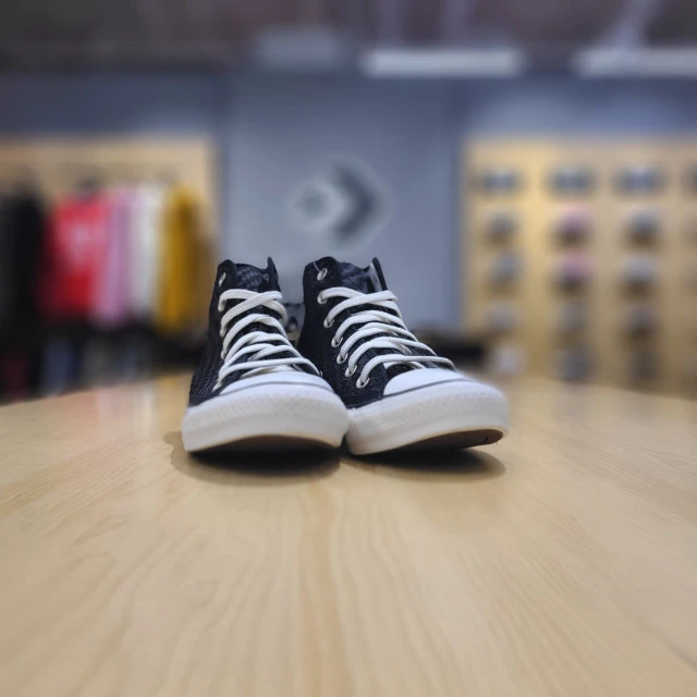 【韩国直邮|包邮包税】匡威 女士 CHUNK TAYLOR All Star Tonal Weaving Black 运动鞋 171074C 商品