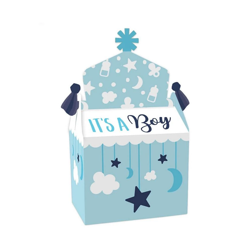 商品Big Dot of Happiness|It's a Boy - Treat Box Party Favors - Blue Baby Shower Goodie Gable Boxes - Set of 12,价格¥142,第1张图片