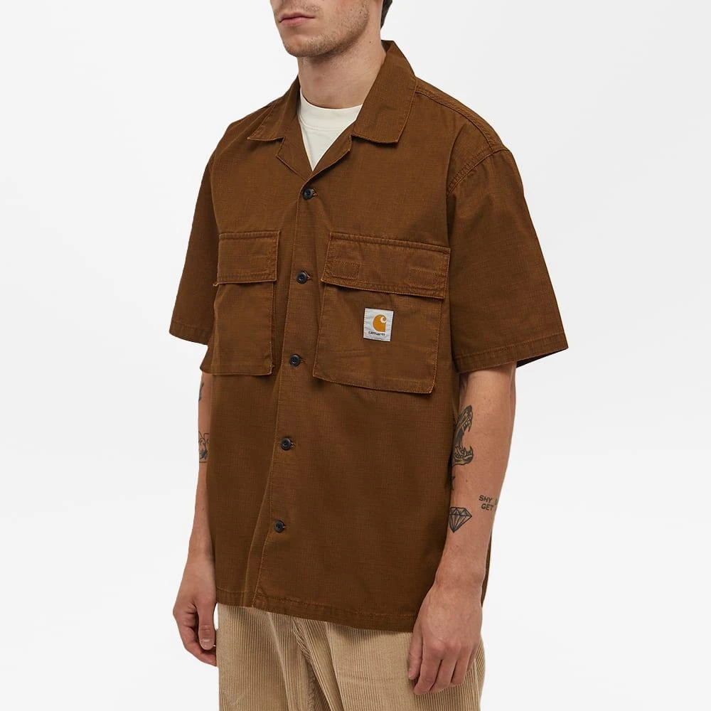 商品Carhartt|Carhartt WIP Short Sleeve Wynton Shirt,价格¥633,第2张图片详细描述