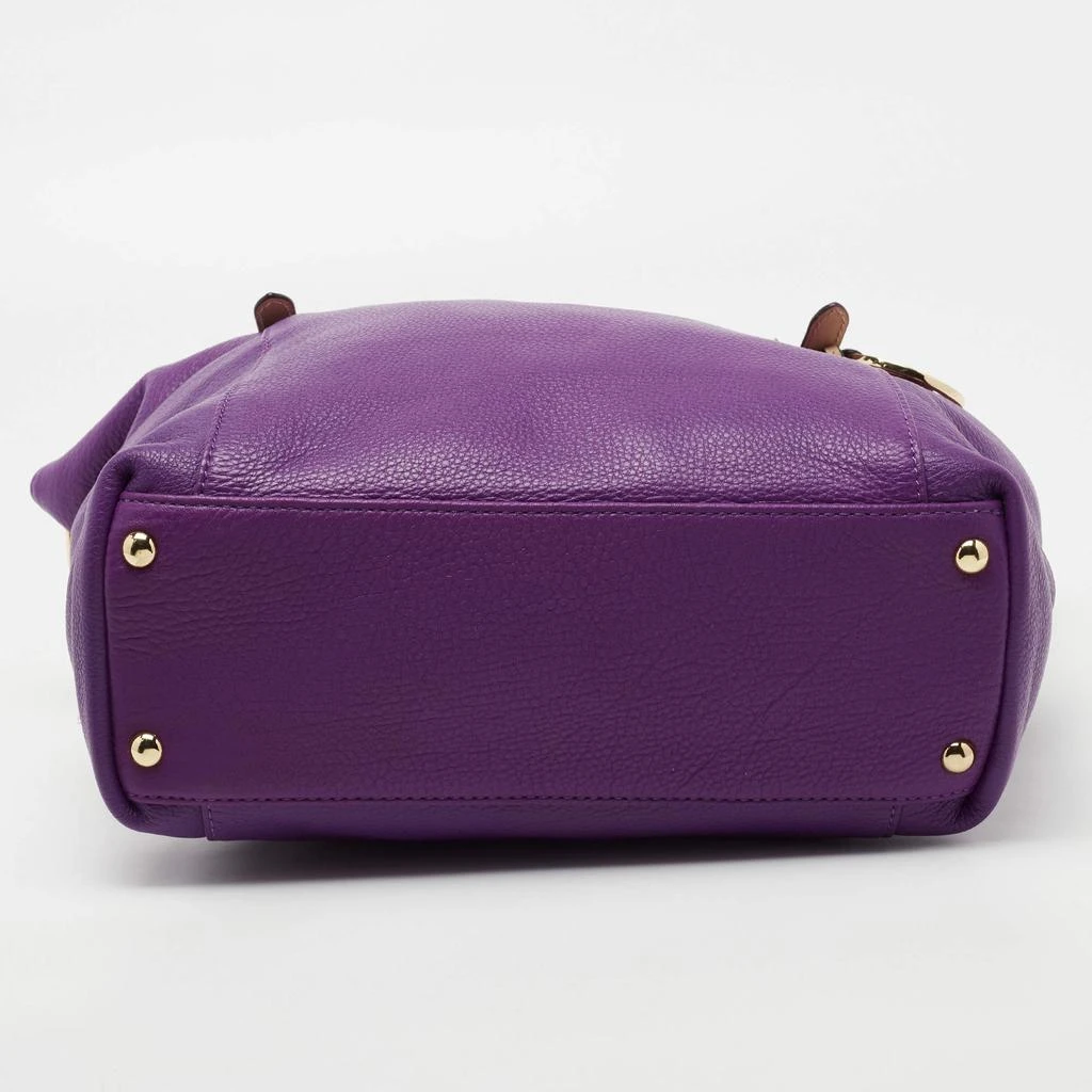 MICHAEL Michael Kors Purple Leather Top Zip Jet Set Tote 商品