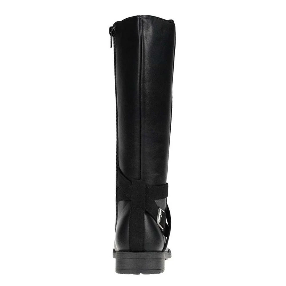 商品Bebe|Big Girls Tall Fashion Boots with Shimmer Micro Straps, Plate and Buckle,价格¥359,第3张图片详细描述