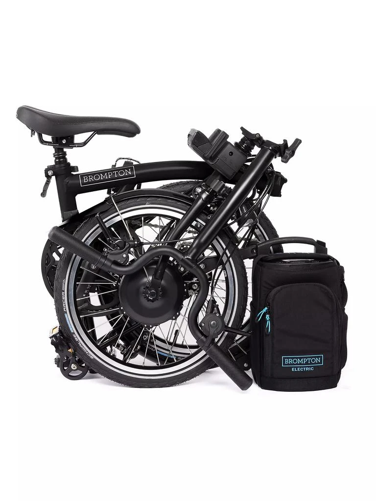 商品Brompton Bikes|Electric C Line 12 Speed Mid Handlebar Folding Bike,价格¥32003,第1张图片