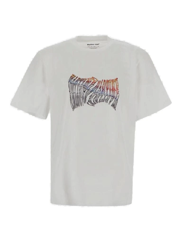 商品Martine Rose|Martine Rose Graphic Printed Crewneck T-Shirt,价格¥943,第1张图片